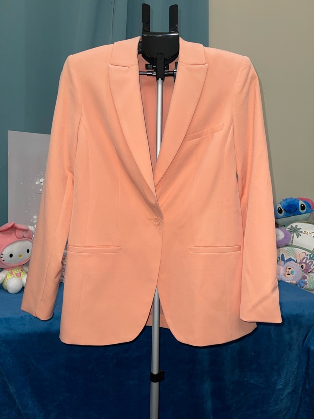 INC Peach Single-Button Blazer for Women